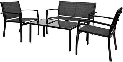 Greesum 4 Pieces Outdoor Furniture Set for Patio, Lawn, Garden and Poolside - Thesummerpools.com