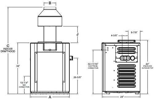 Raypak 399,000 BTU Natural Gas Pool Heater – Electric Ignition, Digital, Durable, and Efficient