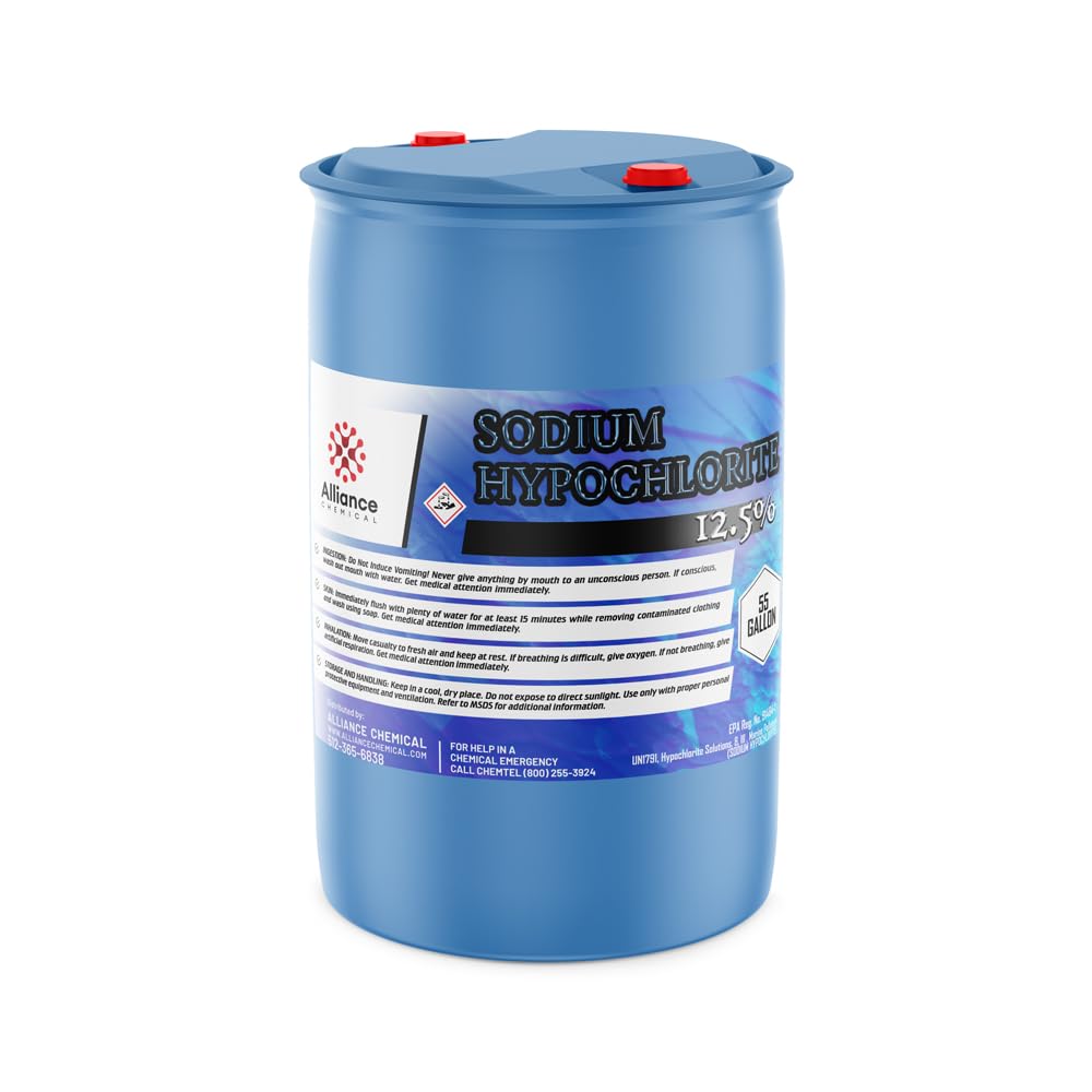 Sodium Hypochlorite Liquid Chlorine for Pools and Spa 12.5% 1 Gallon