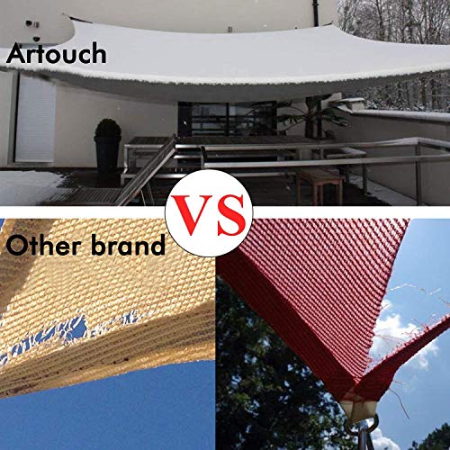 Artpuch Rectangle/Triangle Sunshade Sails Canopy UV Block