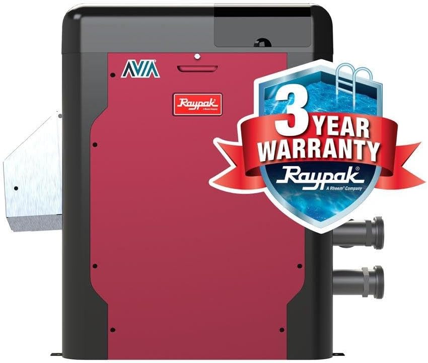 Raypak Avia P-R404A-EP-C Propane Gas Pool Heater with Wi-Fi & Raymote App