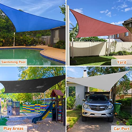 Artpuch Rectangle/Triangle Sunshade Sails Canopy UV Block