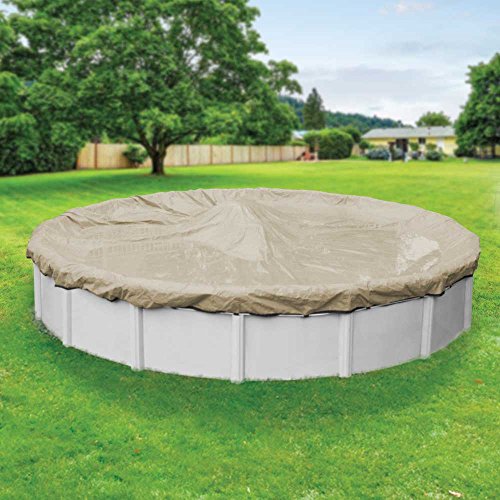 Robelle Round Pool Cover for Winter – 24 ft Above Ground Pools