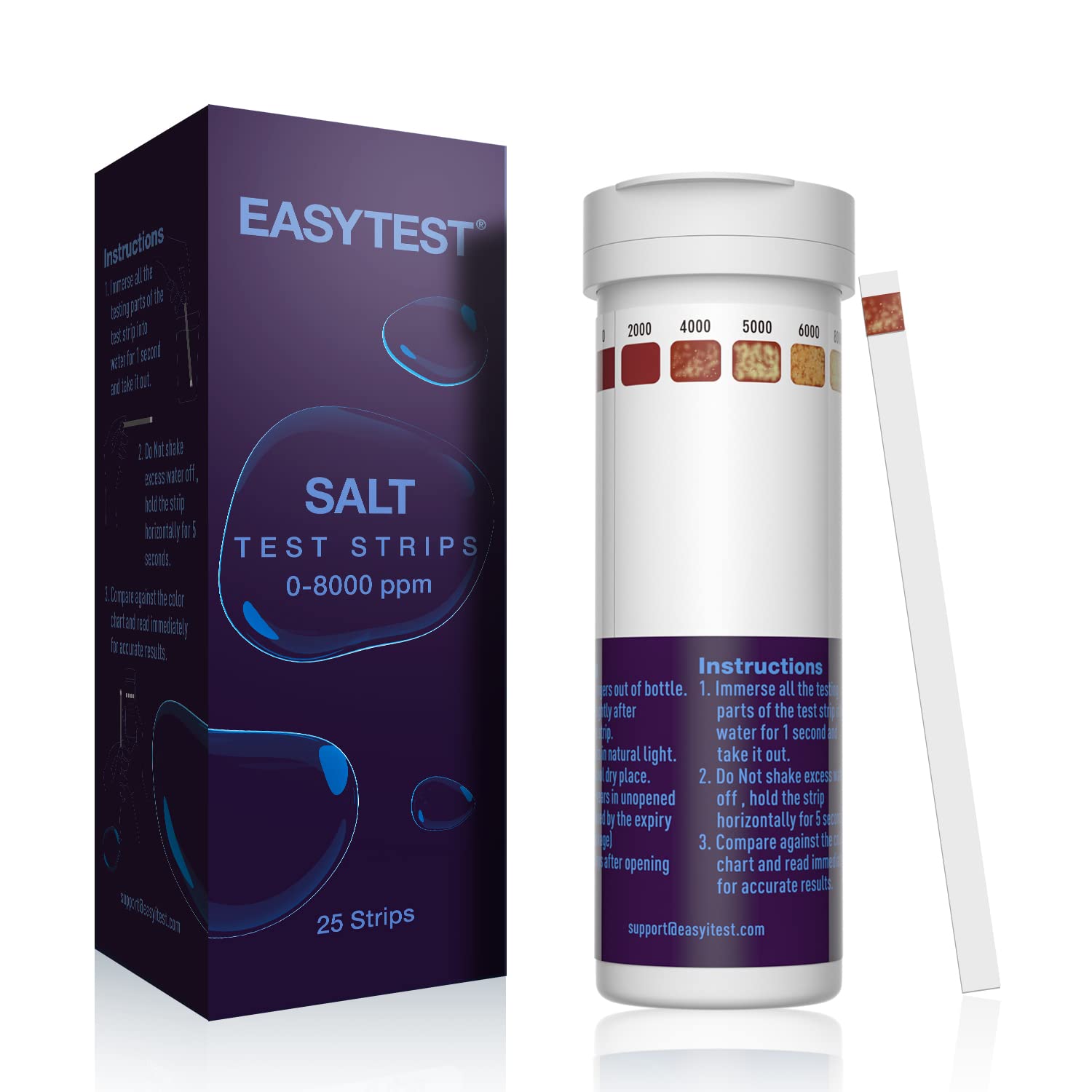 EASYTEST 9-Way Hot Tub, Pool, and Spa Test Strips