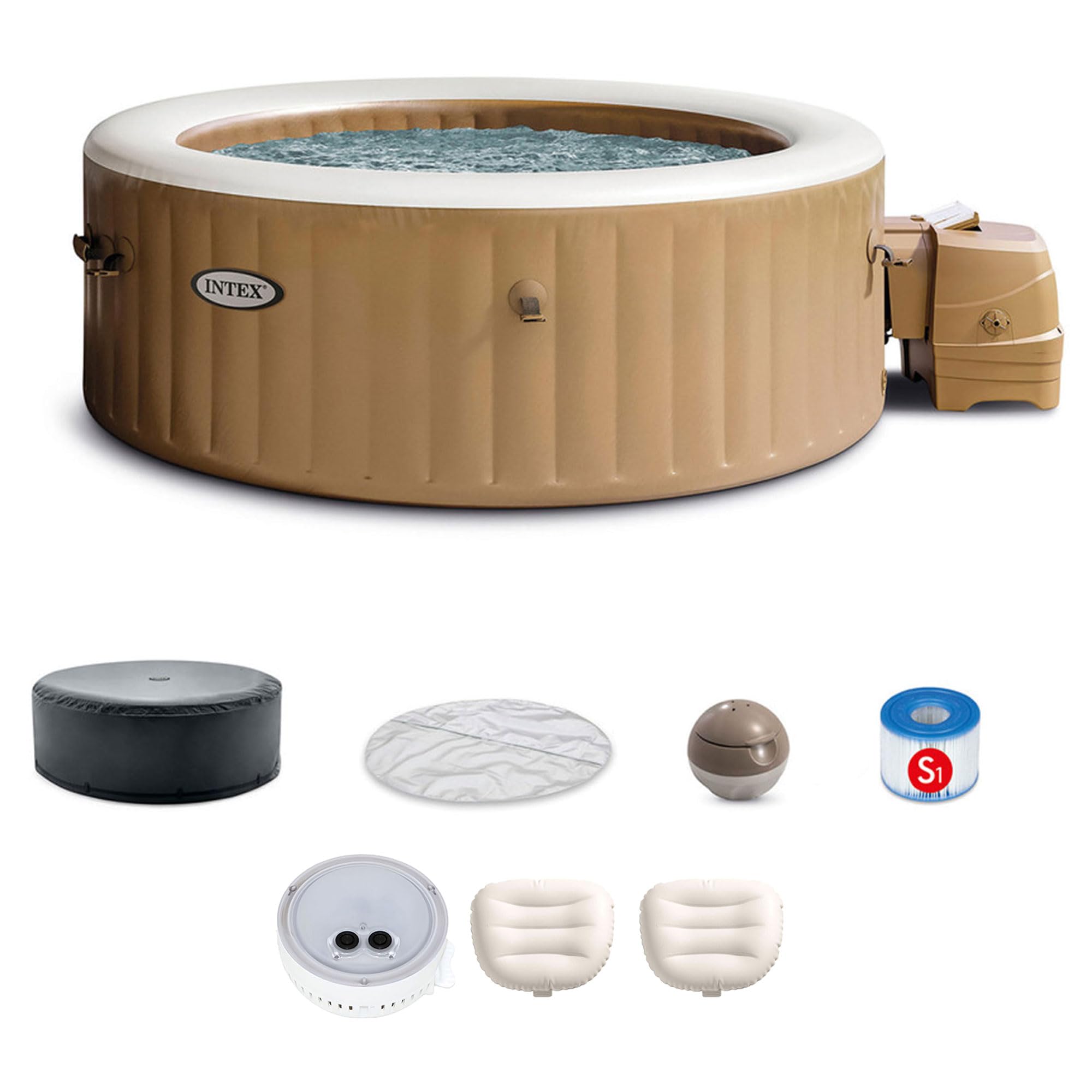 INTEX SimpleSpa Inflatable Hot Tub Bubble Massage Spa