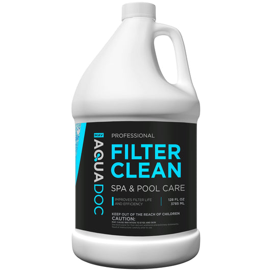 Hot Tub, Spa, and Pool Filter Cartridge Cleaner Soak - Easy to Use Filter Degreaser 1 Gallon