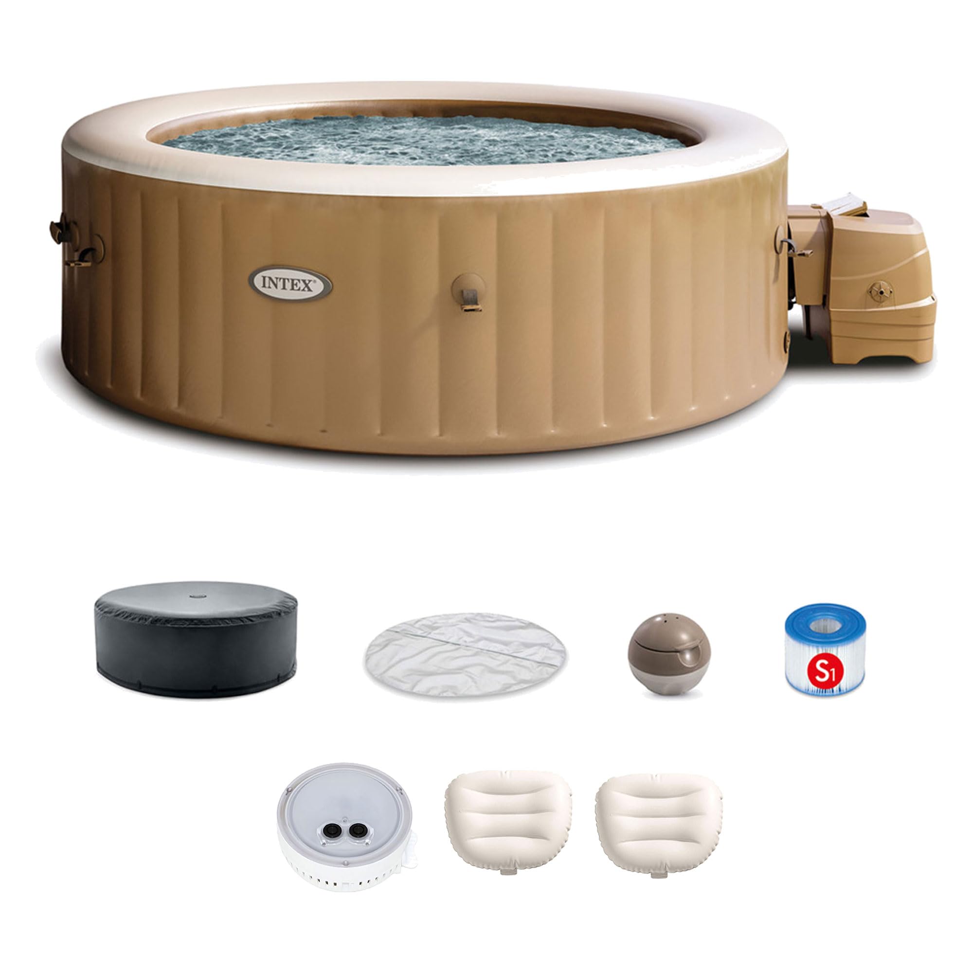 INTEX SimpleSpa Inflatable Hot Tub Bubble Massage Spa