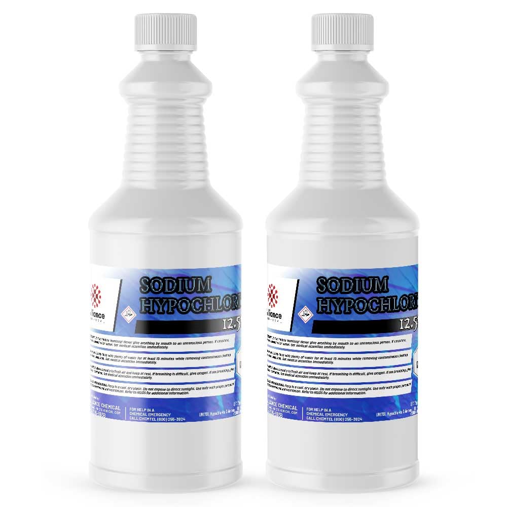 Sodium Hypochlorite Liquid Chlorine for Pools and Spa 12.5% 1 Gallon