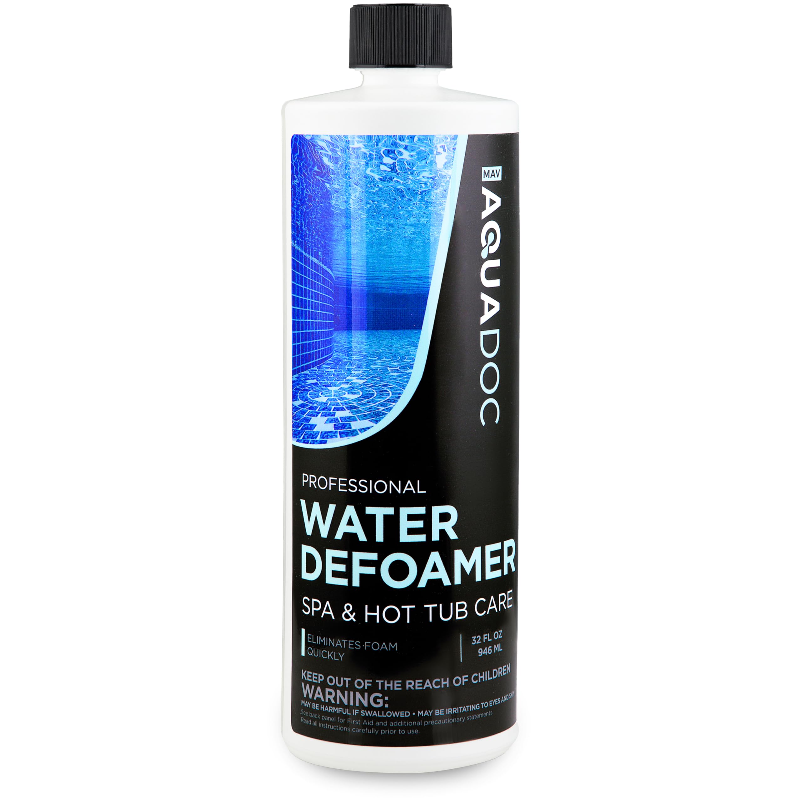 Hot Tub & Spa Defoamer - Fast Acting Spa & Hot Tub Foam Remover - Foam Elimination Made Easy