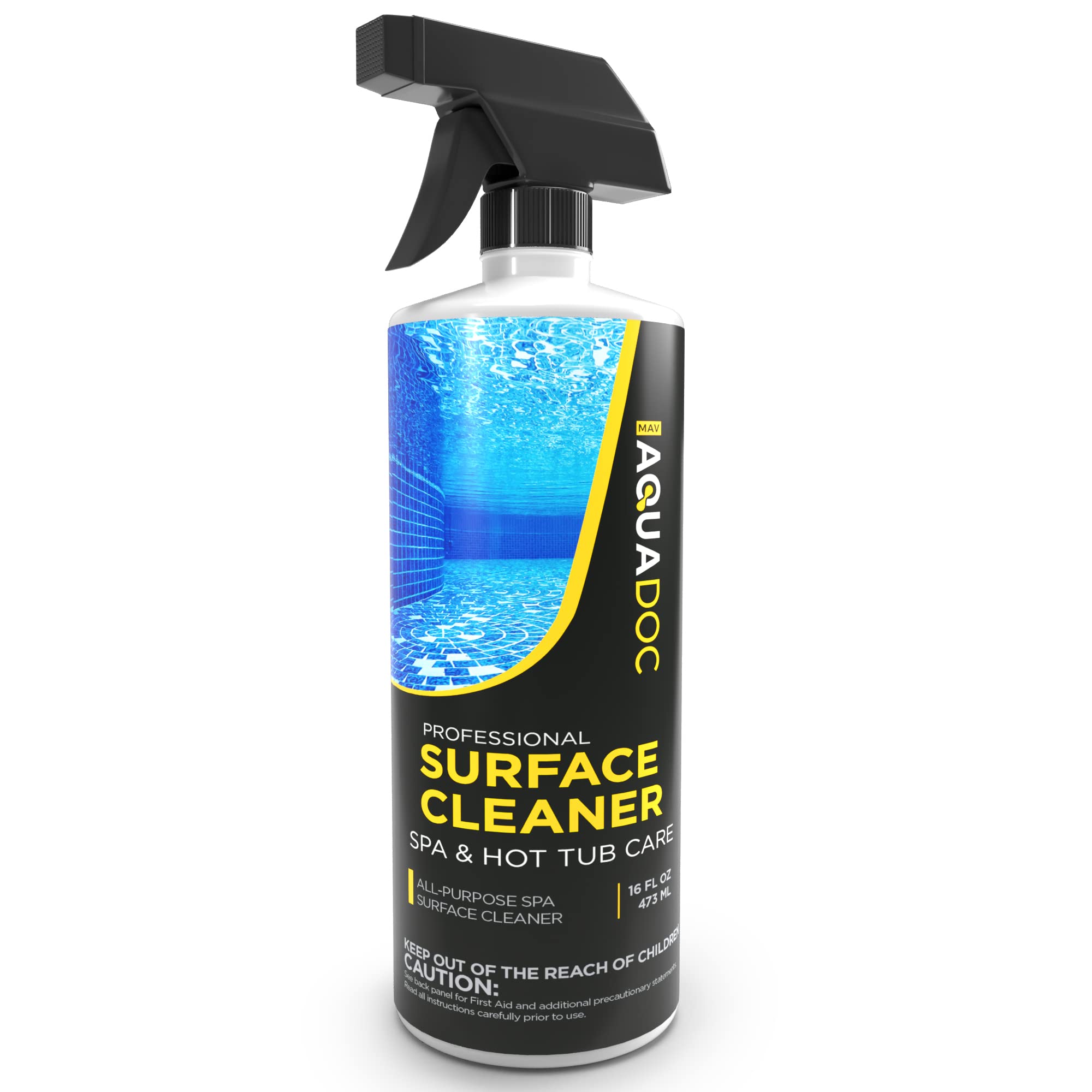 Spa & Hot Tub Surface Cleaner - Remove Scumlines, grime, Dirt, & Scale. Works on All Hot Tub Surfaces