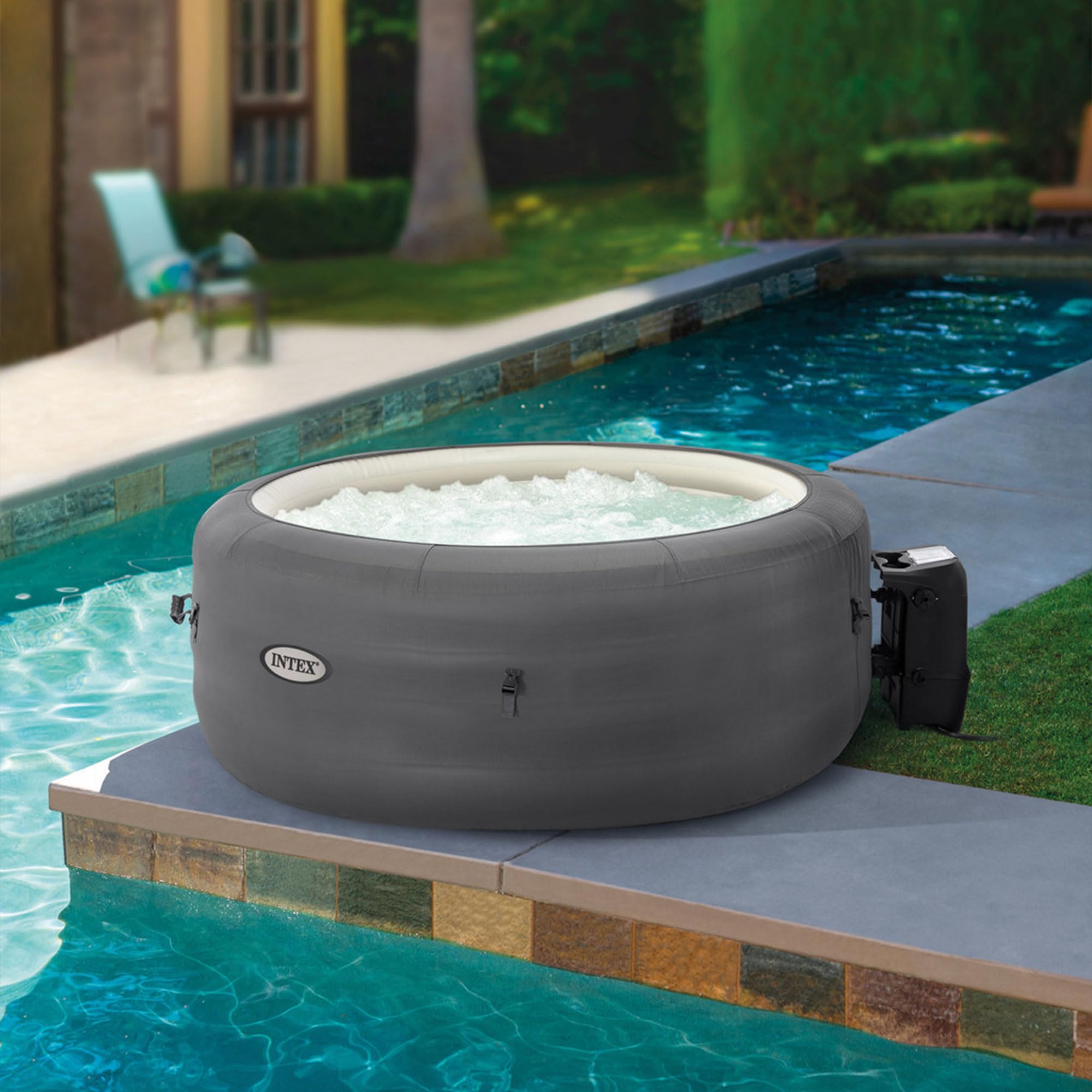 INTEX SimpleSpa Inflatable Hot Tub Bubble Massage Spa