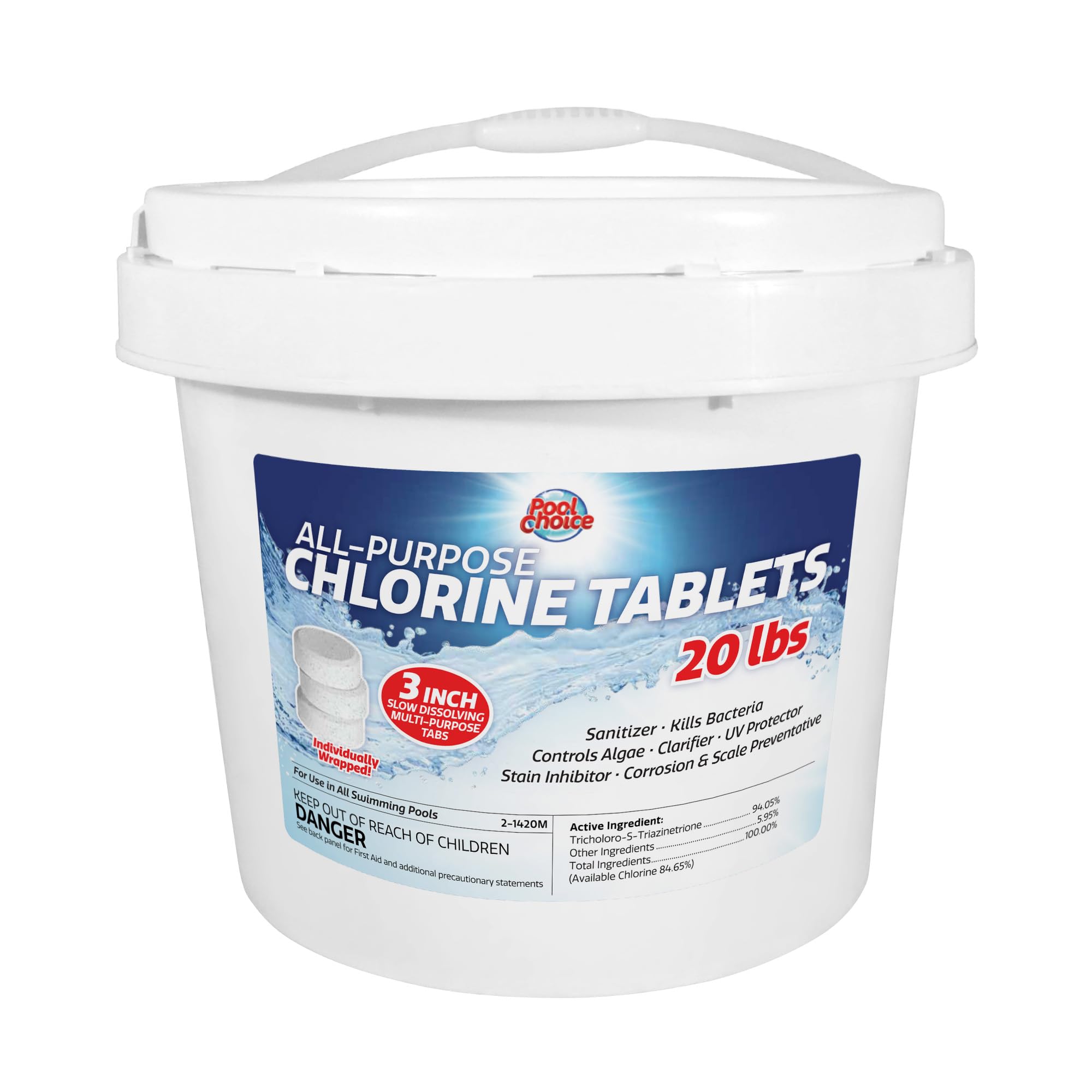 Chlorine Granules for Hot Tub and Spa 5-Pounds