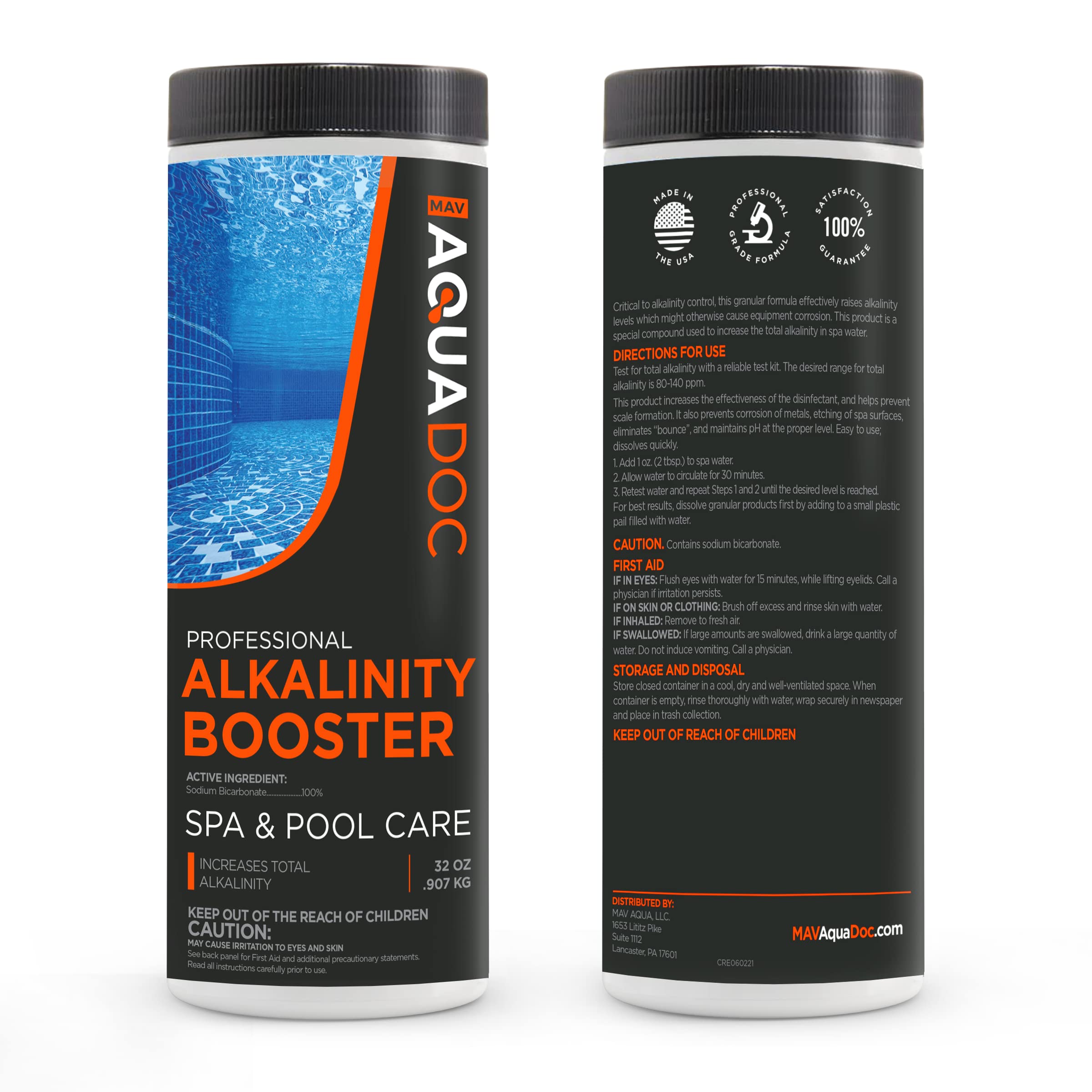 AquaDoc Total Alkalinity Increaser for Hot Tub & Spa - Alkalinity Booster