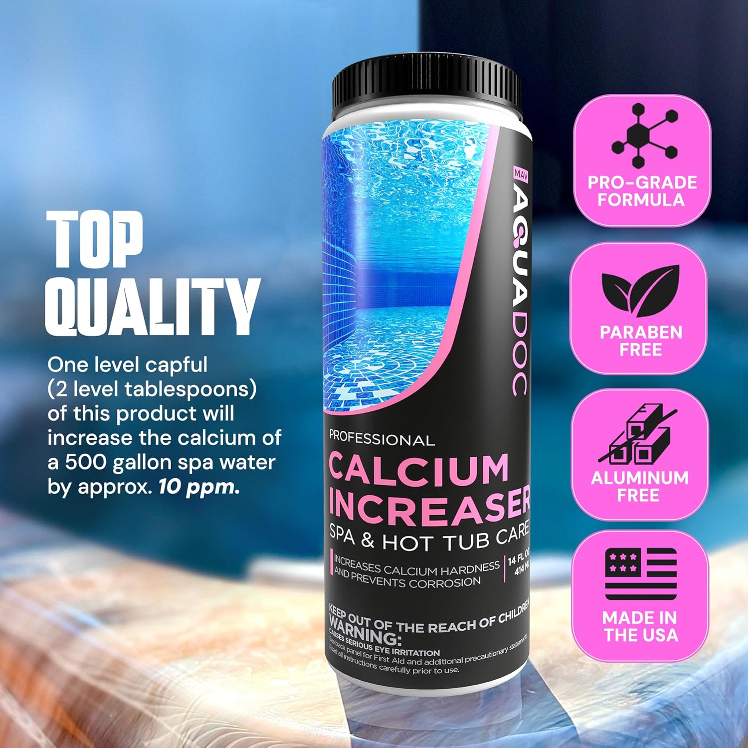 AquaDoc Calcium Hardness Increaser Hot Tub and Spa