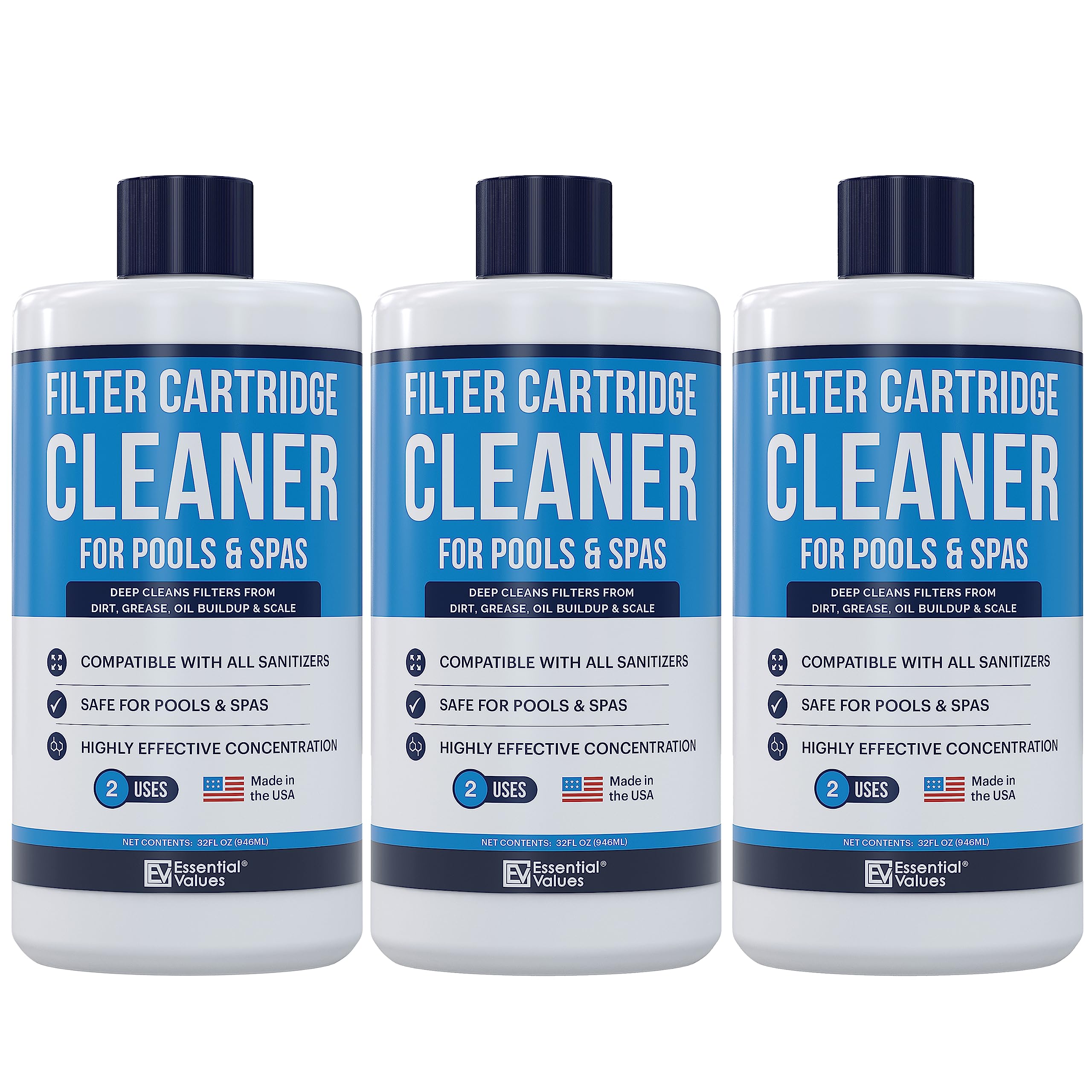 Hot Tub, Spa, and Pool Filter Cleaner 32oz