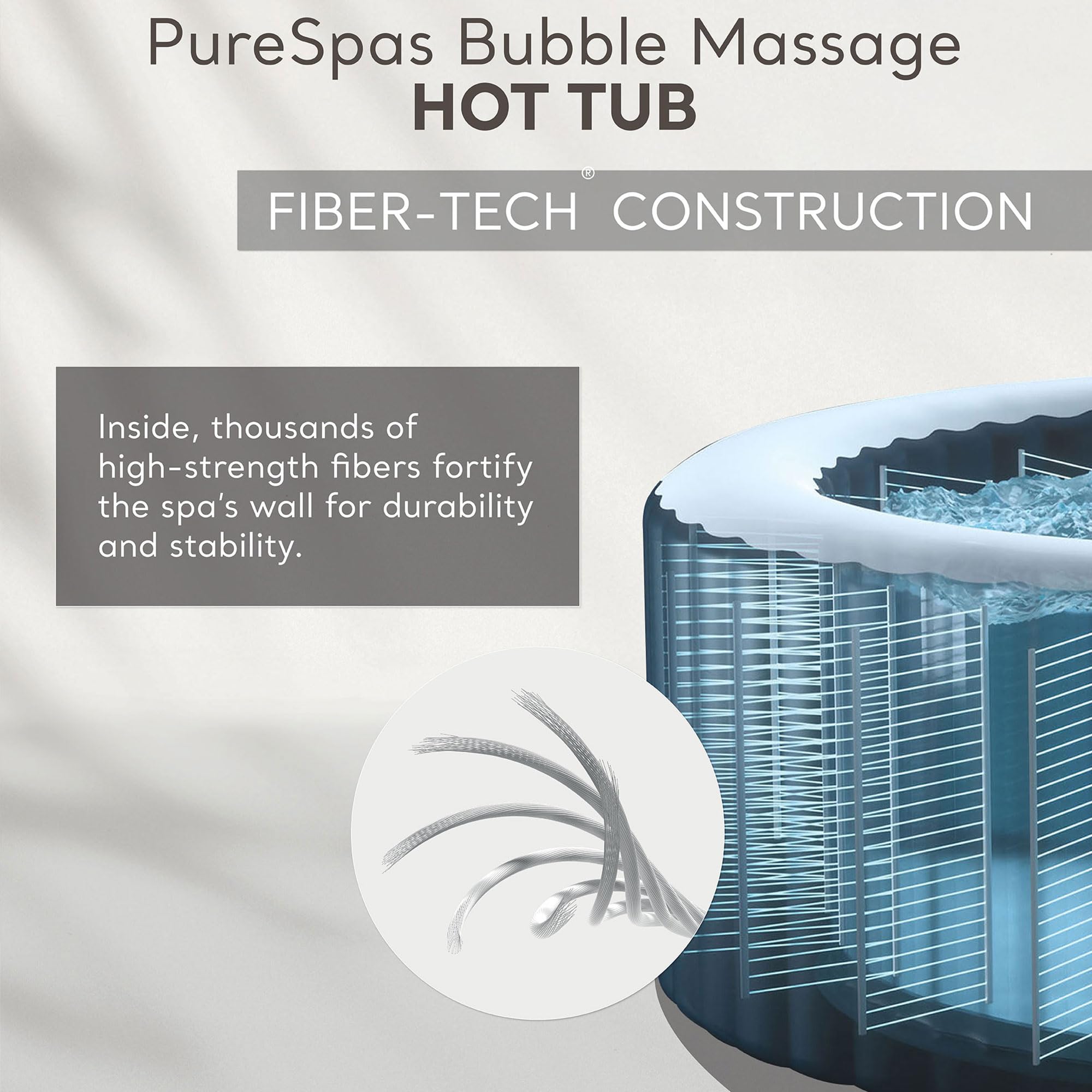 INTEX SimpleSpa Inflatable Hot Tub Bubble Massage Spa