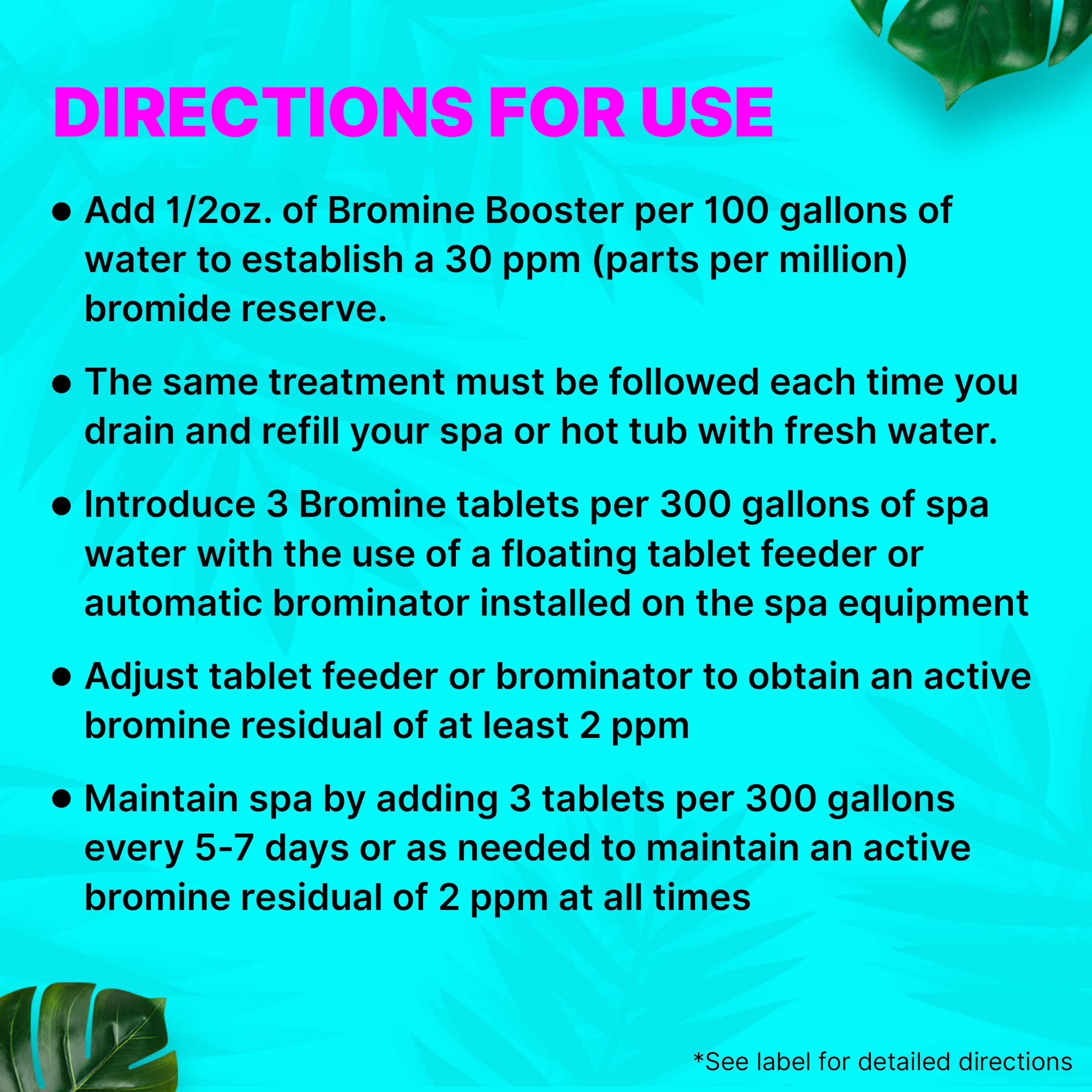 Bromine Tablets and Bromine Booster for Hot Tub and Spa - Oxidizing Spa Shock & Non-Chlorine Shock - Sodium Bromide - 1lbs Bromide Oxidizer