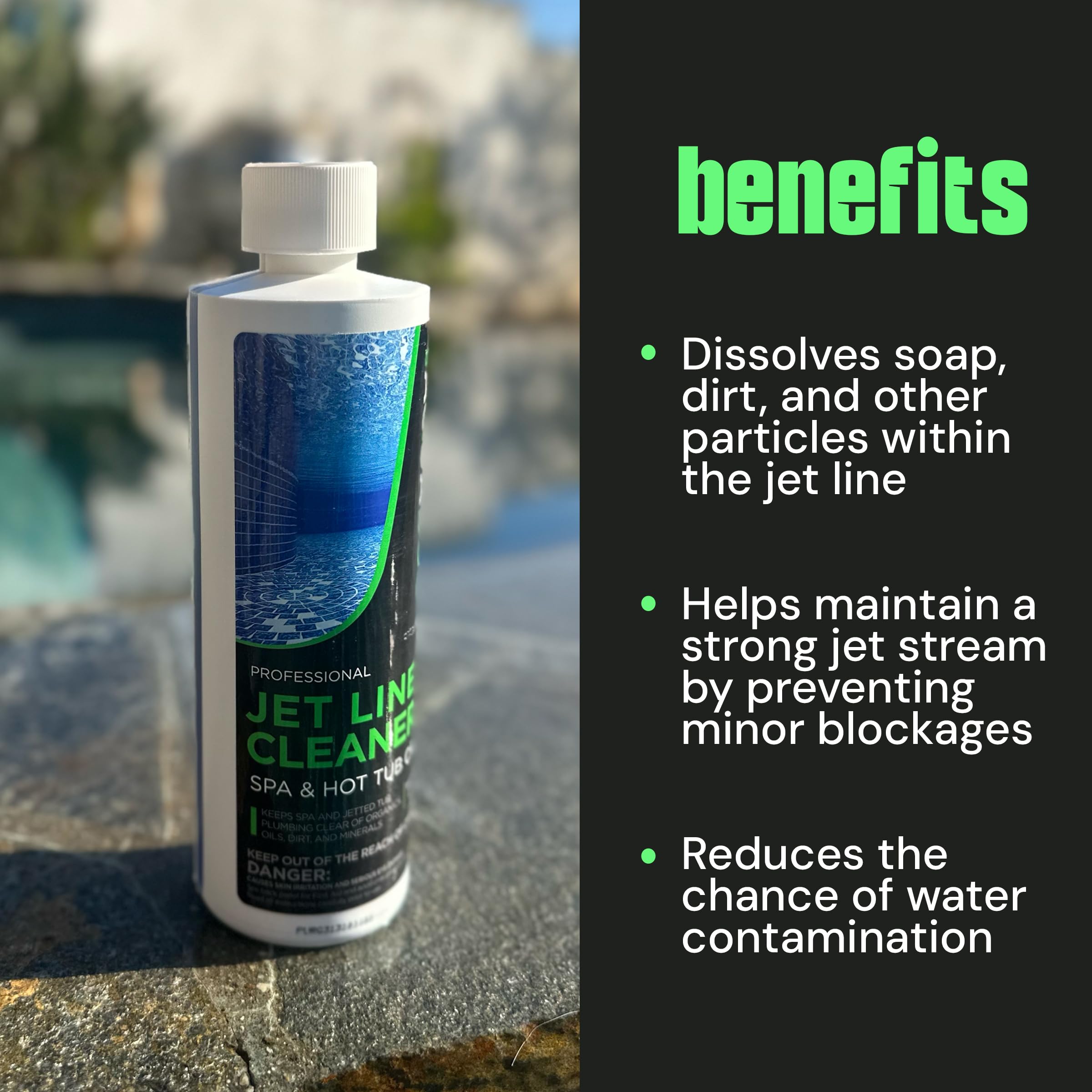 Spa Jet Cleaner for Hot Tub - Spa Jet Line Cleaner for Hot Tubs & Jetted Tub Cleaner to Keep Your Jets Clean - Fast Acting Spa Flush for Hot Tub (Jet Line Cleaner - 1 Gallon)