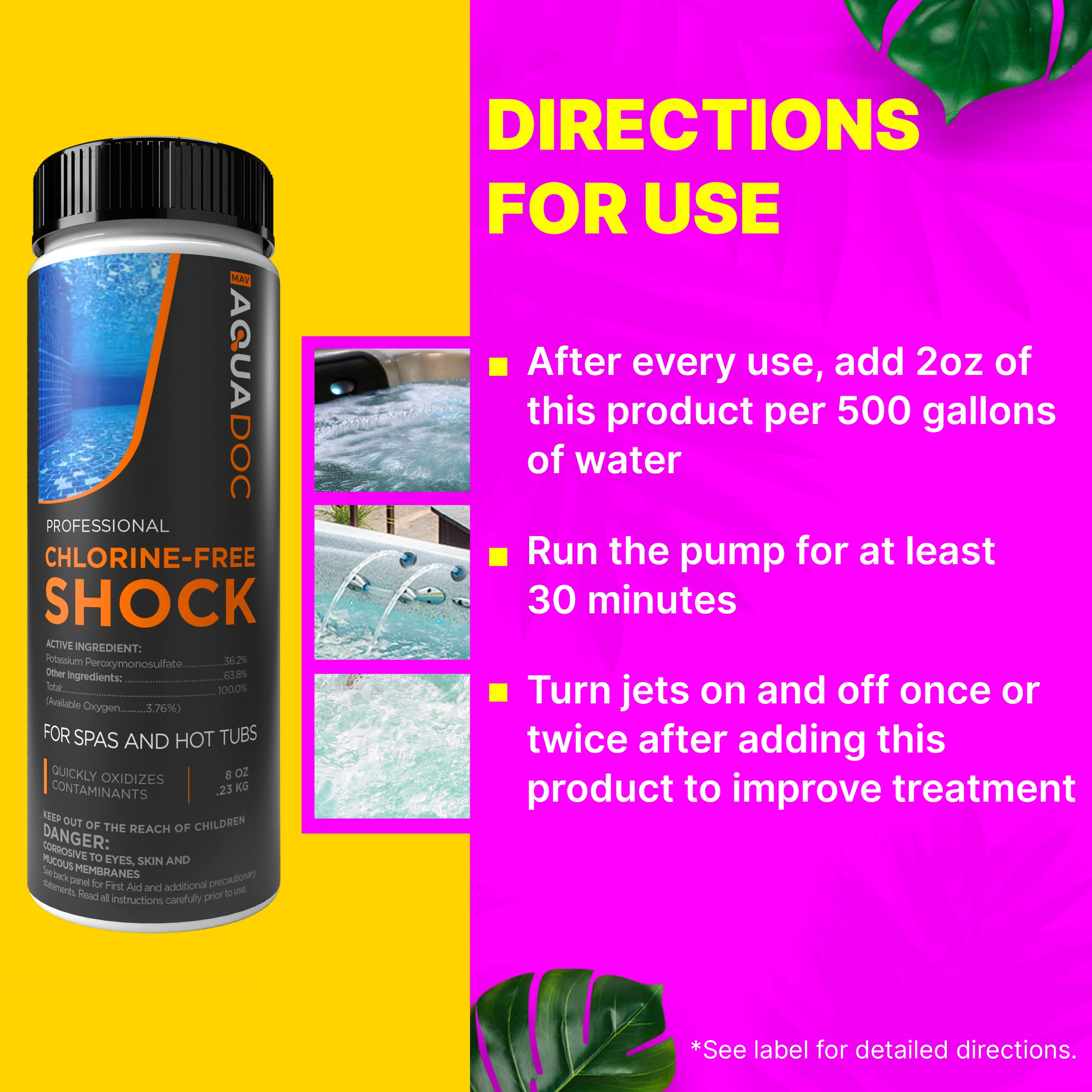 Non-Chlorine Shock for Hot tub and Spa 5lbs