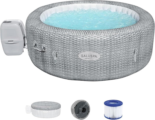 Bestway SaluSpa Honolulu AirJet Inflatable Hot Tub – 4-6 Person Spa with 140 Jets