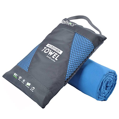 Rainleaf Microfiber Towel for Swimmers