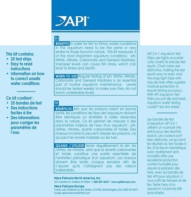 API Ammonia Test Strips for Swimming Pools, Fish Ponds, Freshwater & Saltwater Aquarium - Thesummerpools.com