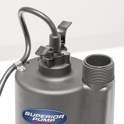 Superior Pump 91250 Utility Pump 1/4 Horsepower Black - Thesummerpools.com