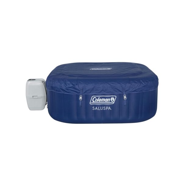 Coleman SaluSpa 6 Person Inflatable Hot Tub - Square Portable Outdoor Spa - Image 11