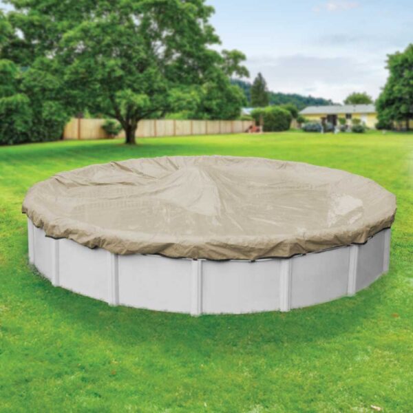 Robelle 24 ft Round Winter Pool Cover for Above-Ground Pool - 图片 66
