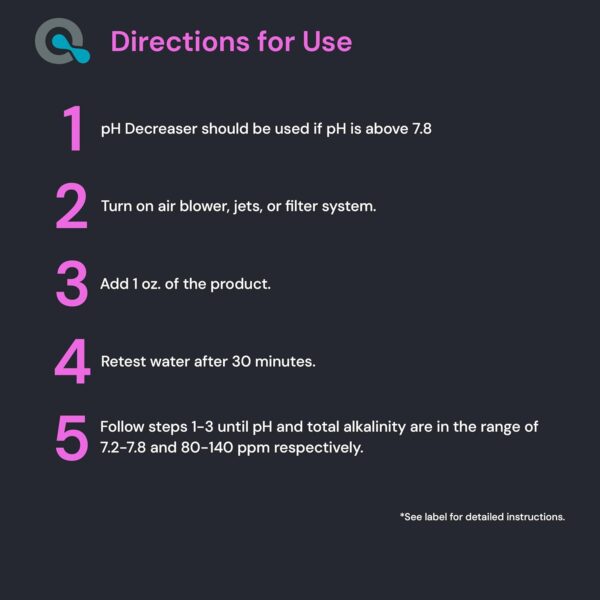 AquaDoc pH Decreaser for Hot Tub and Spa - pH Down Hot Tub Chemicals (32oz) - 图片 4
