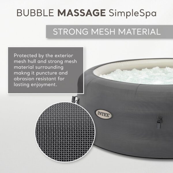INTEX SimpleSpa Inflatable Hot Tub Bubble Massage Spa - 图片 3