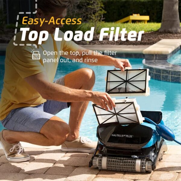Dolphin Nautilus CC Plus Robotic Pool Vacuum Cleaner with Ultra-Fine Filters - Image 5