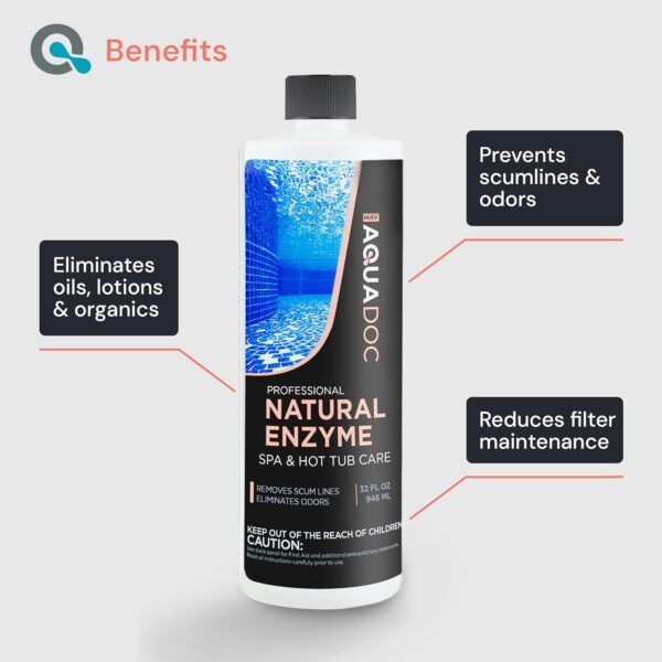 Spa and Hot Tub Natural Enzyme Water Treatment to Clarify Water - 32oz - 图片 3