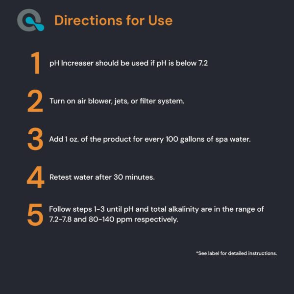 AquaDoc pH Increaser for Hot Tub and Spa - Balance and Boost Your Spa Water Chemistry (32oz) - 图片 4