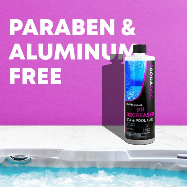 AquaDoc pH Decreaser for Hot Tub and Spa - pH Down Hot Tub Chemicals (32oz) - 图片 6