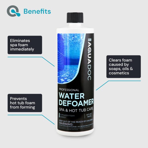 Hot Tub & Spa Defoamer - Fast Acting Spa & Hot Tub Foam Remover - Foam Elimination Made Easy - 图片 5