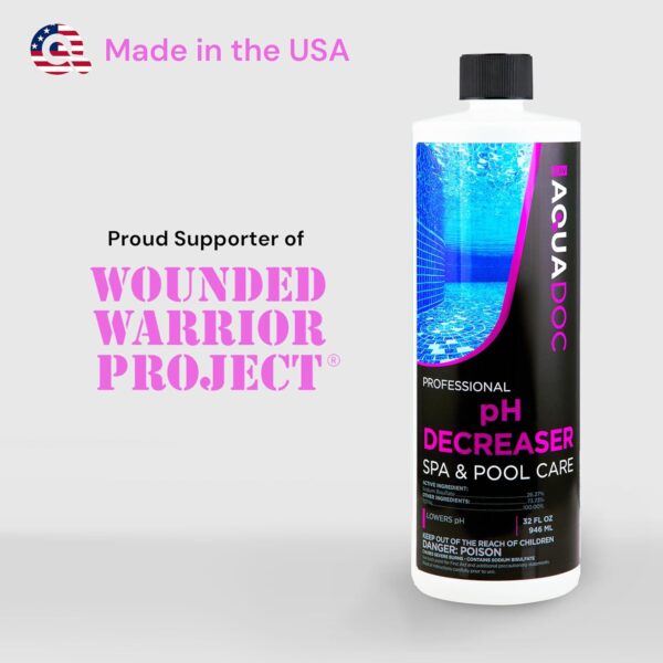 AquaDoc pH Decreaser for Hot Tub and Spa - pH Down Hot Tub Chemicals (32oz) - 图片 7