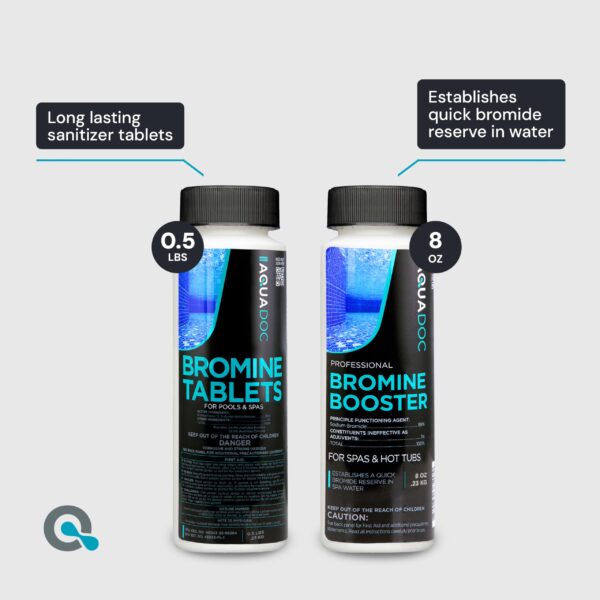 Bromine Starter Kit for Hot Tub and Spa - All-in-One Spa and Hot Tub Maintenance Kit with Bromine Tablets - 图片 2