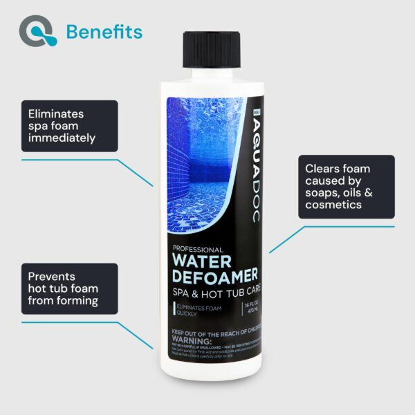 Hot Tub & Spa Defoamer - Fast Acting Spa & Hot Tub Foam Remover - Foam Elimination Made Easy - 图片 12