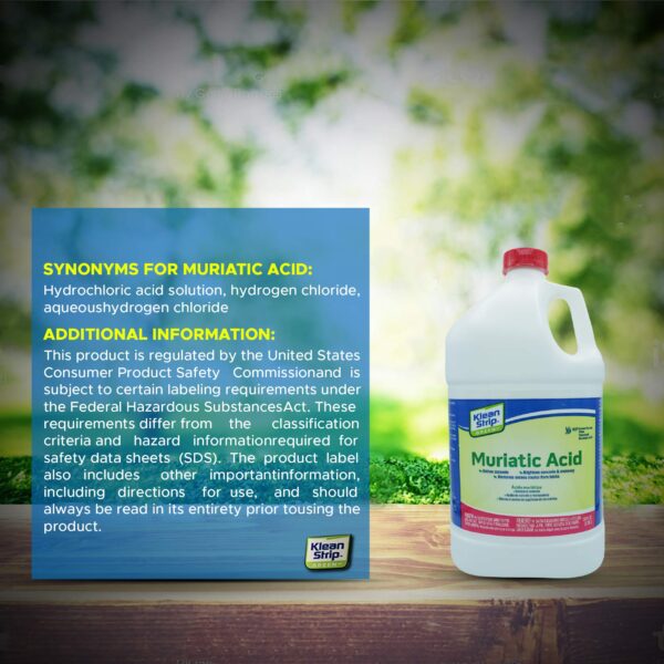 Klean Strip Green Muriatic Acid Eco friendly for Pools and Cleaning - Image 3