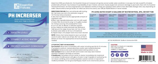 Essential Values PH Increaser for Hot Tubs, Spas, and Pools - Image 6