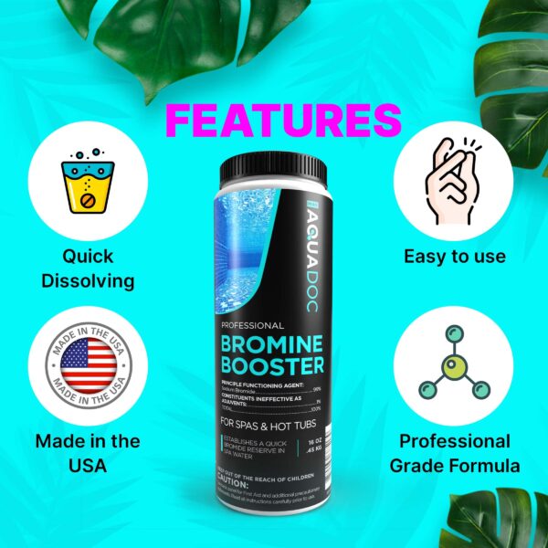 Bromine Tablets for Spa and Hot Tubs – Powerful Sanitizer & Non-Chlorine Shock - 图片 5