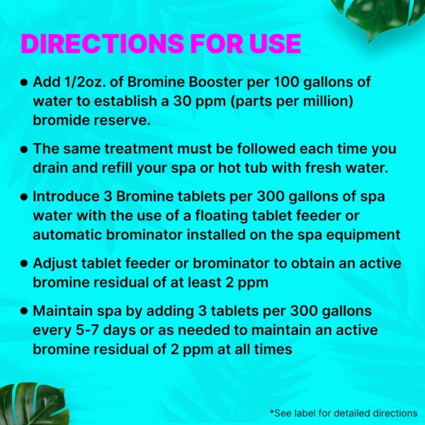 Bromine Tablets for Spa and Hot Tubs – Powerful Sanitizer & Non-Chlorine Shock - 图片 7