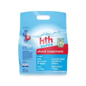 HTH Super Swimming Pool Shock (Calcium Hypochlorite) - Thesummerpools.com