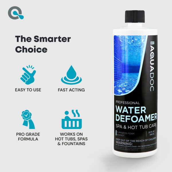 Hot Tub & Spa Defoamer - Fast Acting Spa & Hot Tub Foam Remover - Foam Elimination Made Easy - 图片 7