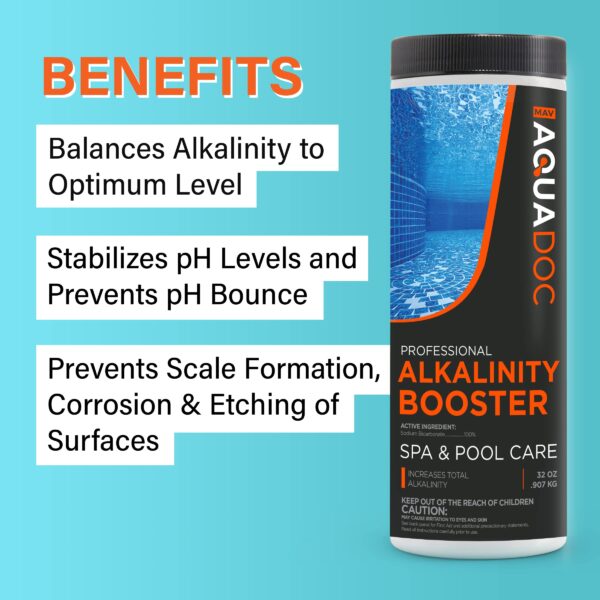AquaDoc Total Alkalinity Increaser for Hot Tub & Spa - Alkalinity Booster - Image 2