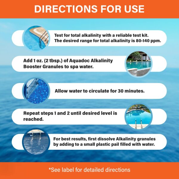 AquaDoc Total Alkalinity Increaser for Hot Tub & Spa - Alkalinity Booster - Image 4
