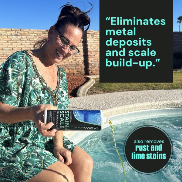 Stain and Scale Control for Spa and Hot Tub– Professional-Grade Scale, Metal, and Stain Preventer - Image 8