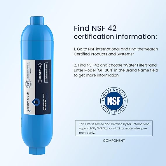 GLACIER FRESH Garden Hose End Pre-Filter for Swimming Pool, Hot Tubs and Spa up to 8,000 Gallons - 图片 7
