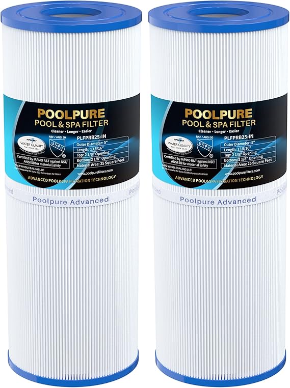 Spa and Hot Tub Cartridge Replacement Filter 2 Pack